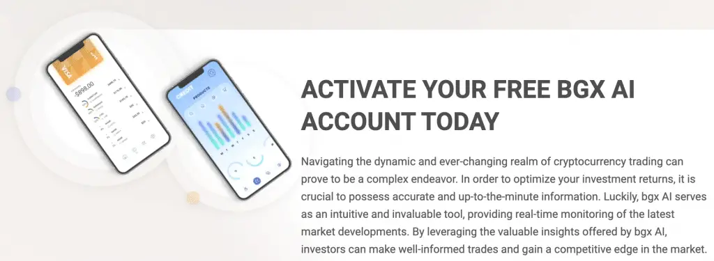BGX AI robotrading activate free account