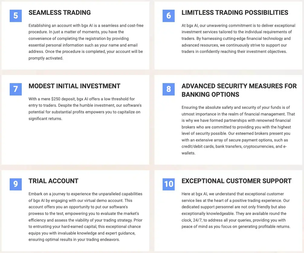 BGX AI robotrading cutting edge