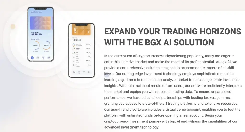 BGX AI robotrading expand trading horizons