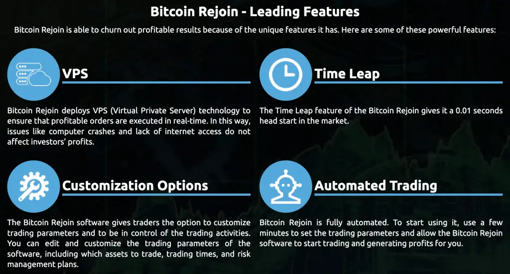 Robotrading Bitcoin Rejoin features